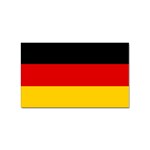 German Flag Sticker (Rectangular)