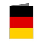 German Flag Mini Greeting Card