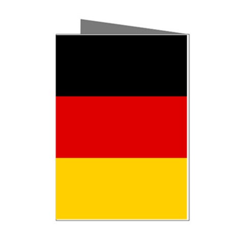 German Flag Mini Greeting Cards (Pkg of 8) from ArtsNow.com Left