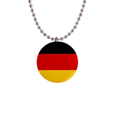 German Flag 1  Button Necklace from ArtsNow.com Front