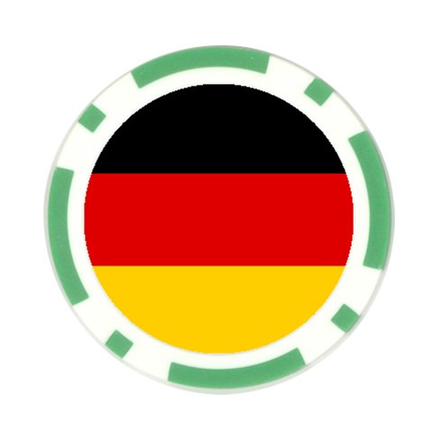 German Flag Poker Chip Card Guard from ArtsNow.com Front