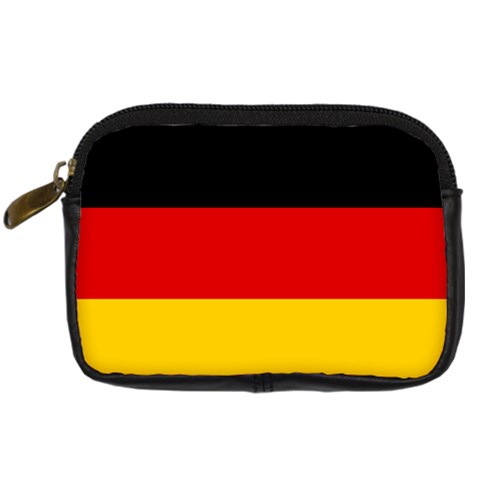 German Flag Digital Camera Leather Case from ArtsNow.com Front