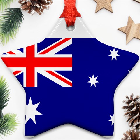 Australian Flag Ornament (Star) from ArtsNow.com Front