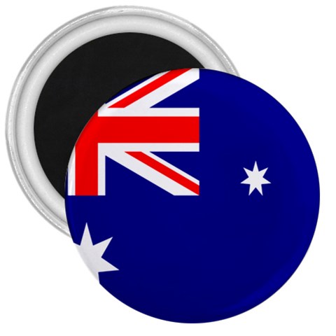 Australian Flag 3  Magnet from ArtsNow.com Front