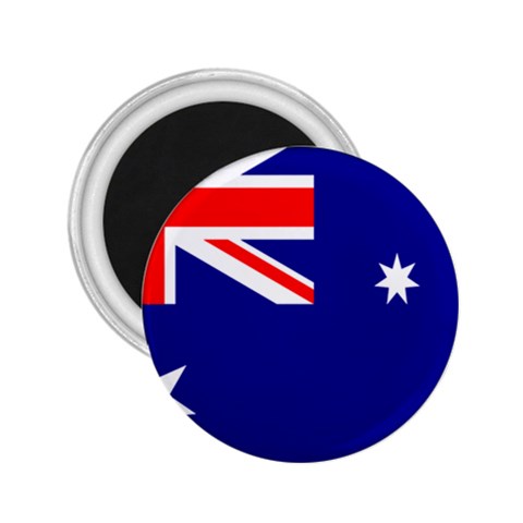 Australian Flag 2.25  Magnet from ArtsNow.com Front