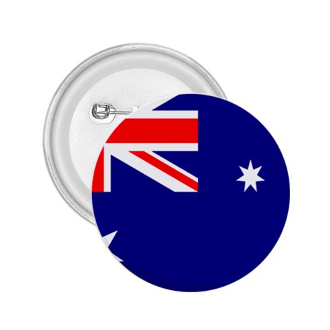 Australian Flag 2.25  Button from ArtsNow.com Front