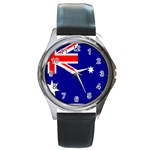 Australian Flag Round Metal Watch