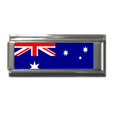 Australian Flag Superlink Italian Charm (9mm) from ArtsNow.com Front