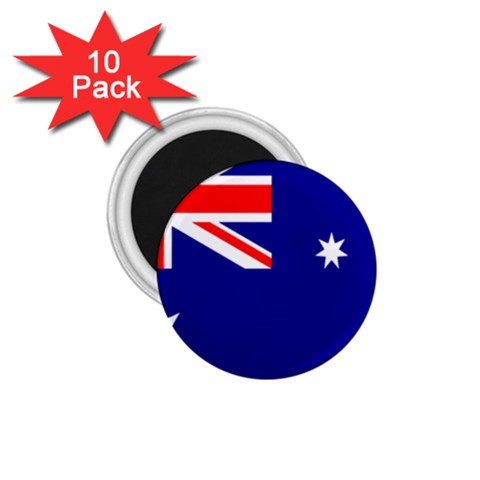 Australian Flag 1.75  Magnet (10 pack)  from ArtsNow.com Front