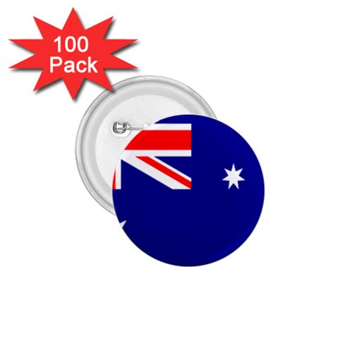 Australian Flag 1.75  Button (100 pack)  from ArtsNow.com Front