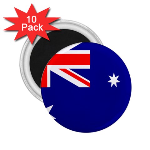 Australian Flag 2.25  Magnet (10 pack) from ArtsNow.com Front