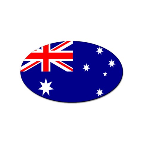 Australian Flag Sticker Oval (10 pack) from ArtsNow.com Front