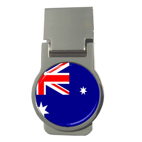 Australian Flag Money Clip (Round) from ArtsNow.com Front