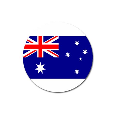 Australian Flag Magnet 3  (Round) from ArtsNow.com Front