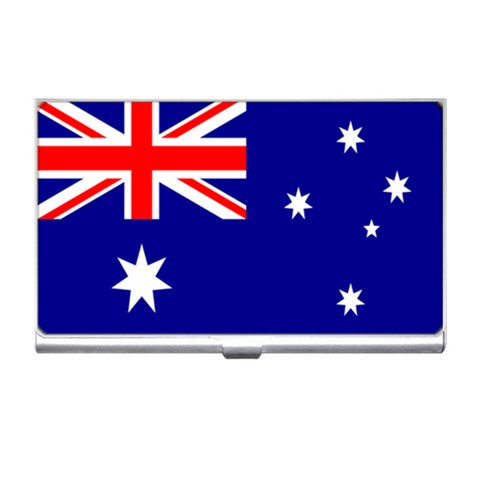 Australian Flag Business Card Holder from ArtsNow.com Front