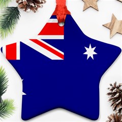 Australian Flag Star Ornament (Two Sides) from ArtsNow.com Front