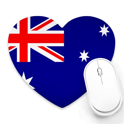 Australian Flag Mousepad (Heart) from ArtsNow.com Front