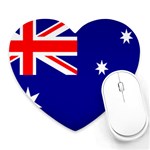 Australian Flag Mousepad (Heart)