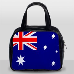 Australian Flag Classic Handbag (Two Sides) from ArtsNow.com Front