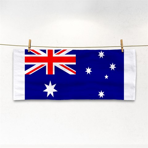 Australian Flag Hand Towel from ArtsNow.com Front