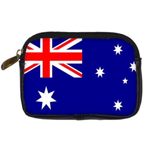 Australian Flag Digital Camera Leather Case from ArtsNow.com Front