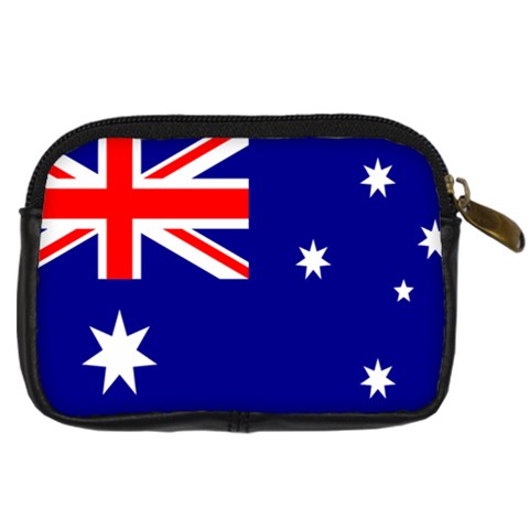 Australian Flag Digital Camera Leather Case from ArtsNow.com Back