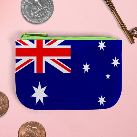 Australian Flag Mini Coin Purse from ArtsNow.com Front