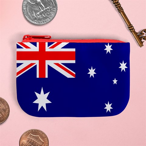 Australian Flag Mini Coin Purse from ArtsNow.com Front