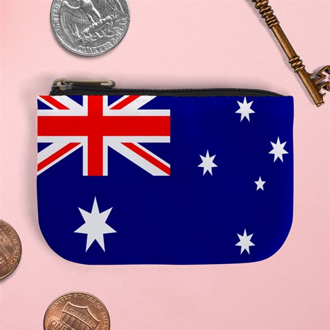 Australian Flag Mini Coin Purse from ArtsNow.com Front