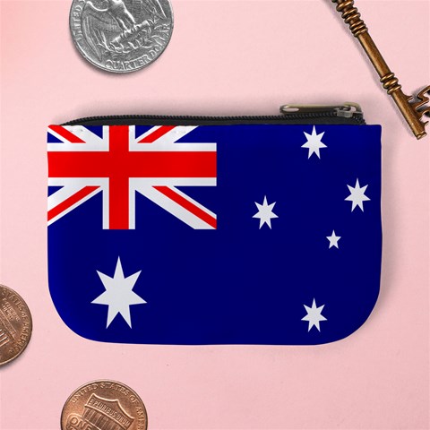 Australian Flag Mini Coin Purse from ArtsNow.com Back