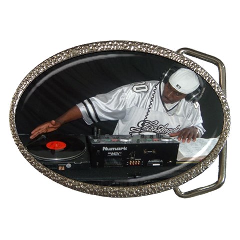 Hip Hop Gospel Connection Logo Belt Buckle from ArtsNow.com Front