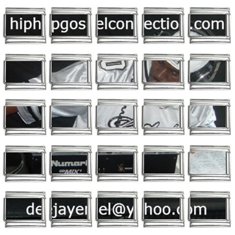 Hip Hop Gospel Connection Logo 9mm Italian Charm (25 pack) from ArtsNow.com Front