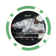 Hip Hop Gospel Connection Logo Poker Chip Card Guard (10 pack) from ArtsNow.com Back