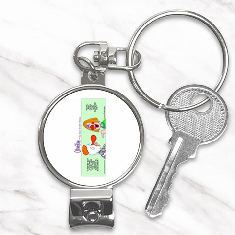 Getaway clown car Nail Clippers Key Chain from ArtsNow.com Front