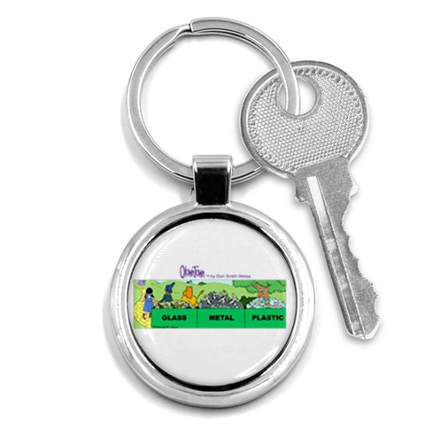 Getaway clown car Key Chain (Round) from ArtsNow.com Front