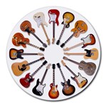 guitars custom Round Mousepad