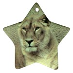 Lioness Star Ornament (Two Sides)