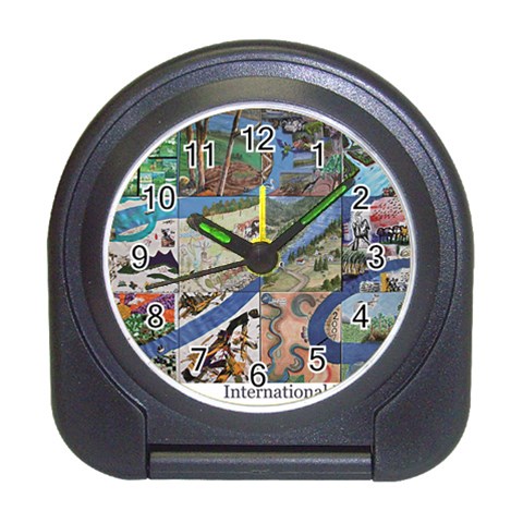 Tapestry Travel Alarm Clock from ArtsNow.com Front