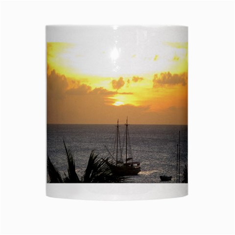 Aruban Sunset White Mug from ArtsNow.com Center