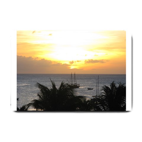 Aruban Sunset Small Doormat from ArtsNow.com 24 x16  Door Mat