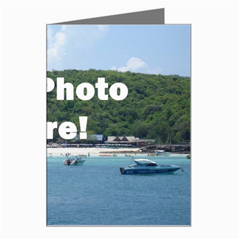 Personalised Photo Greeting Card from ArtsNow.com Left