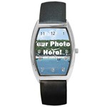 Personalised Photo Barrel Style Metal Watch