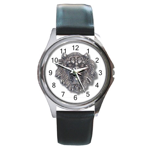 LARK60 Round Metal Watch from ArtsNow.com Front