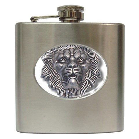 LARK60 Hip Flask (6 oz) from ArtsNow.com Front