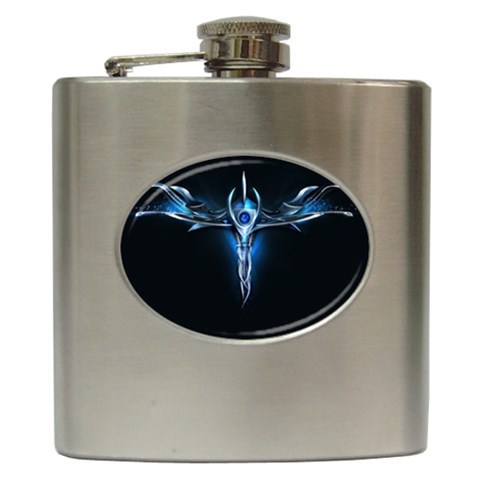 wallpaper_11150 Hip Flask (6 oz) from ArtsNow.com Front