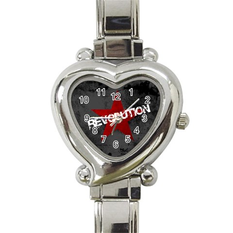 wallpaper_11805 Heart Italian Charm Watch from ArtsNow.com Front