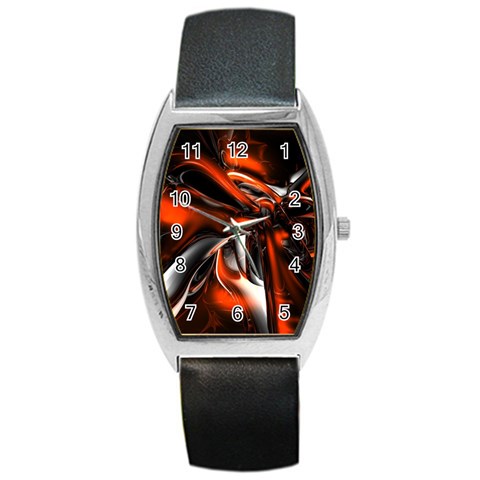 wallpaper_12280 Barrel Style Metal Watch from ArtsNow.com Front