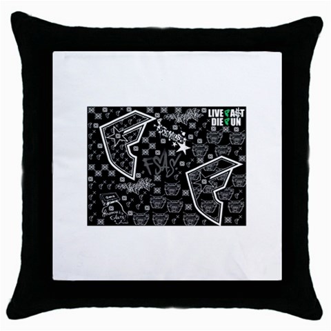 wallpaper_12647 Throw Pillow Case (Black) from ArtsNow.com Front