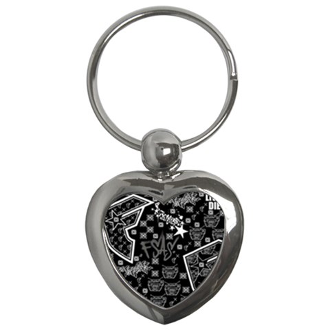 wallpaper_12647 Key Chain (Heart) from ArtsNow.com Front