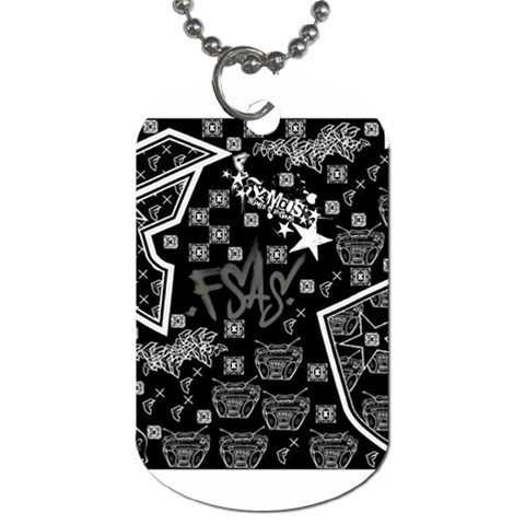 wallpaper_12647 Dog Tag (One Side) from ArtsNow.com Front